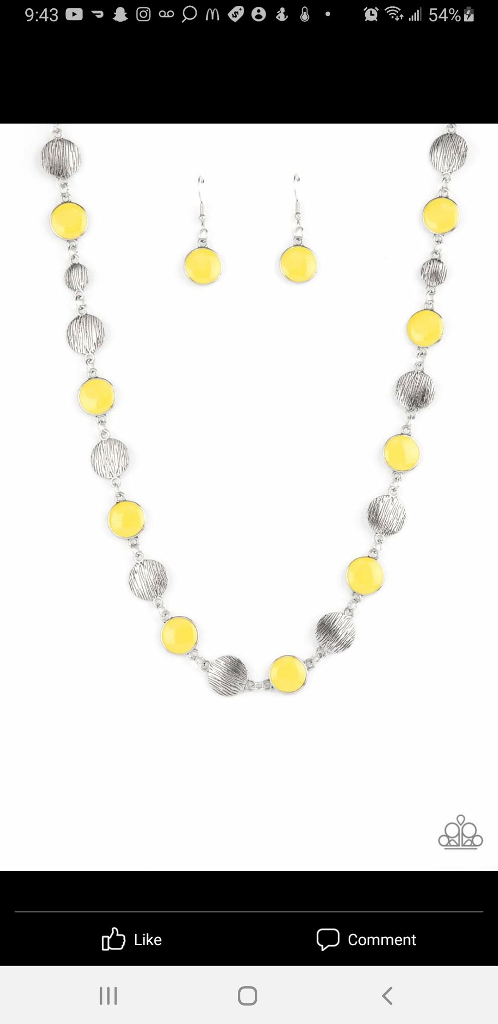 Yellow Necklace - a