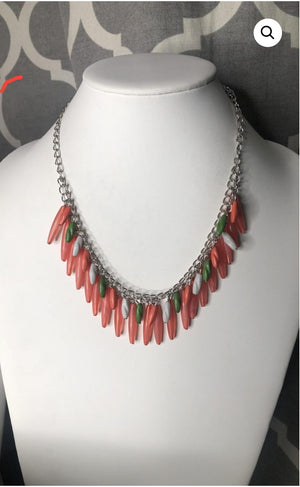 Orange Necklace - a